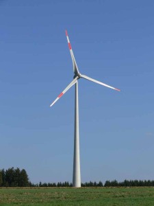 Windkraftanlage in der Oberpfalz